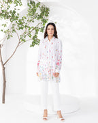 WHITE YASMIN LANCER SHIRT