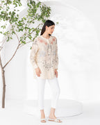 BEIGE DANISH BUTTON DOWN SHIRT