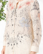 BEIGE DANISH BUTTON DOWN SHIRT
