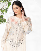 BEIGE DANISH BUTTON DOWN SHIRT
