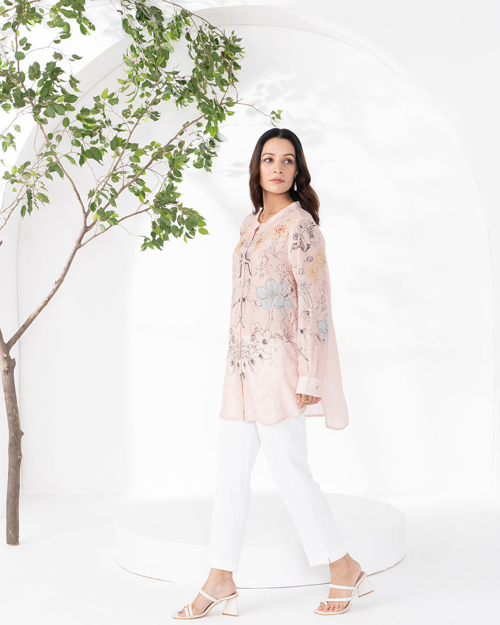 PINK DANISH BUTTON DOWN SHIRT