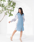 DENIM BLUE INKWILD ZERA DRESS