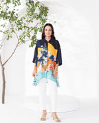 YELLOW SIDE PANEL FIORE SHIRT