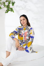 YELLOW AVANT COLLARED BUTTON DOWN SHIRT