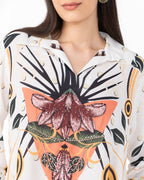 ORANGE TARD AARIA SHIRT