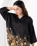 BLACK NOIRE BUTTONED SHIRT