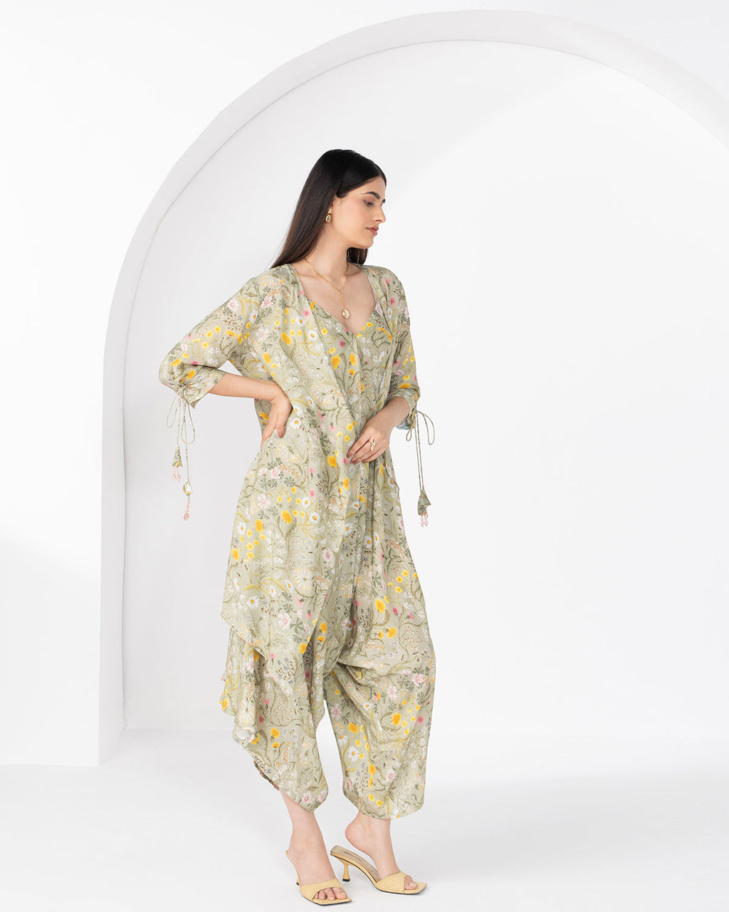 SAGE GARDEN GREEN FARSAAN RYANA JUMPSUIT
