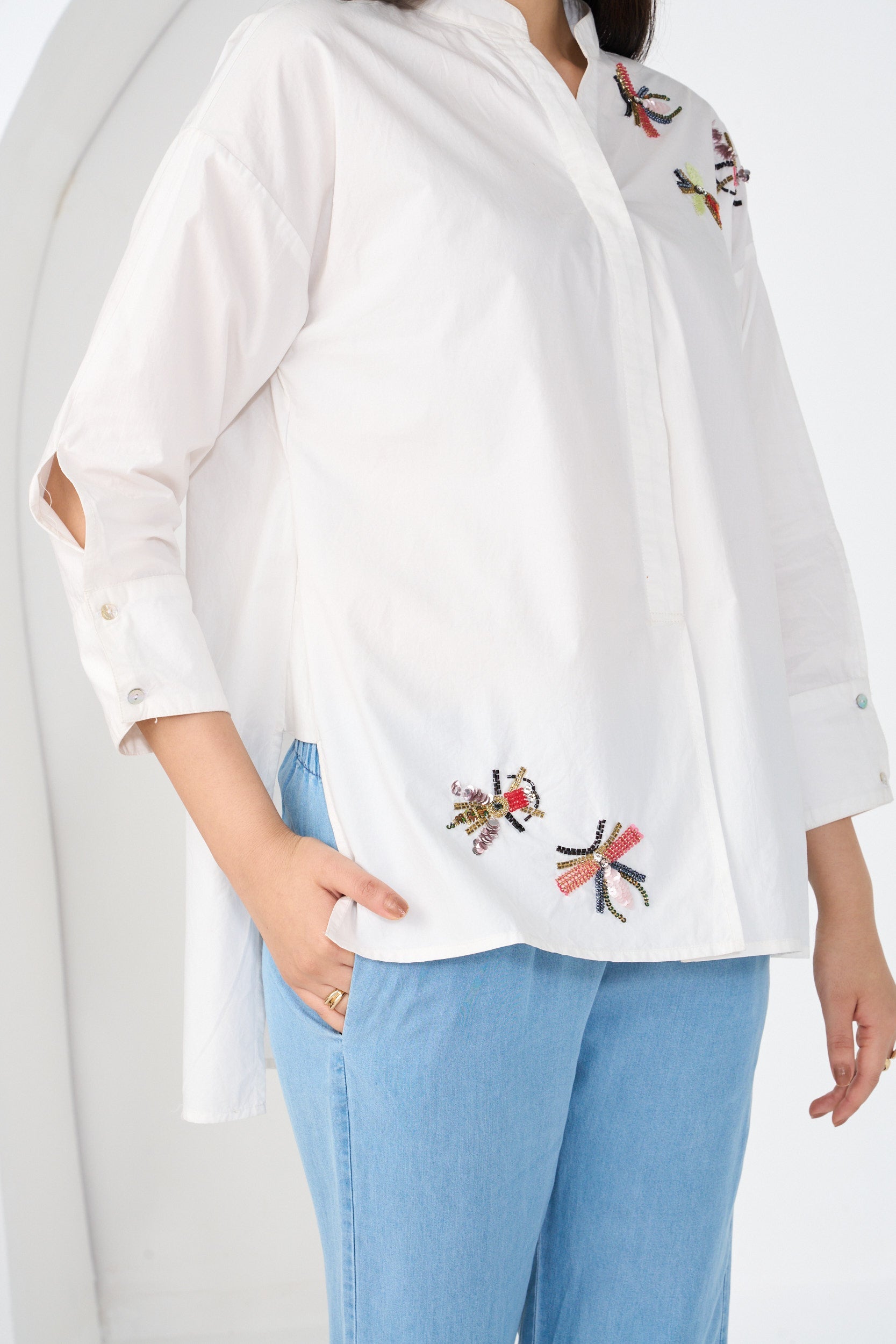 WHITE BUG BREEZE SHIRT