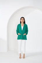 EMERALD GREEN GARNER JACKET