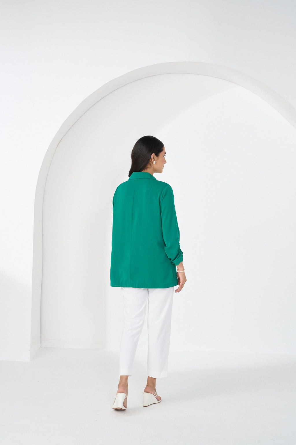 EMERALD GREEN GARNER JACKET