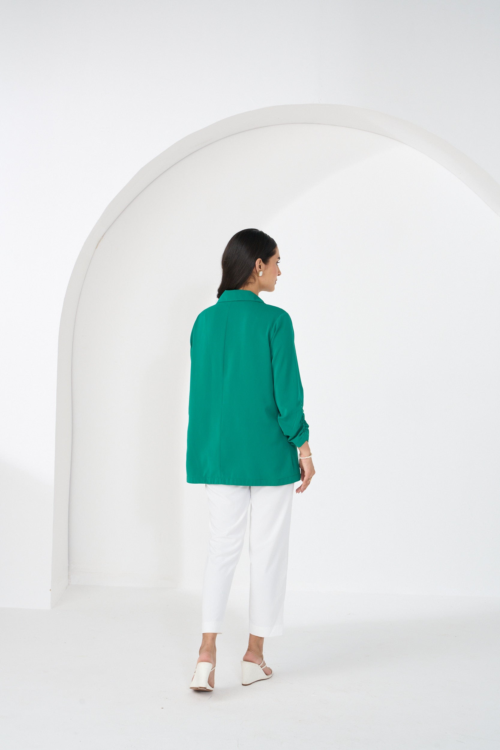 EMERALD GREEN GARNER JACKET