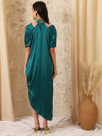 TEAL LOUDLESS DRESS