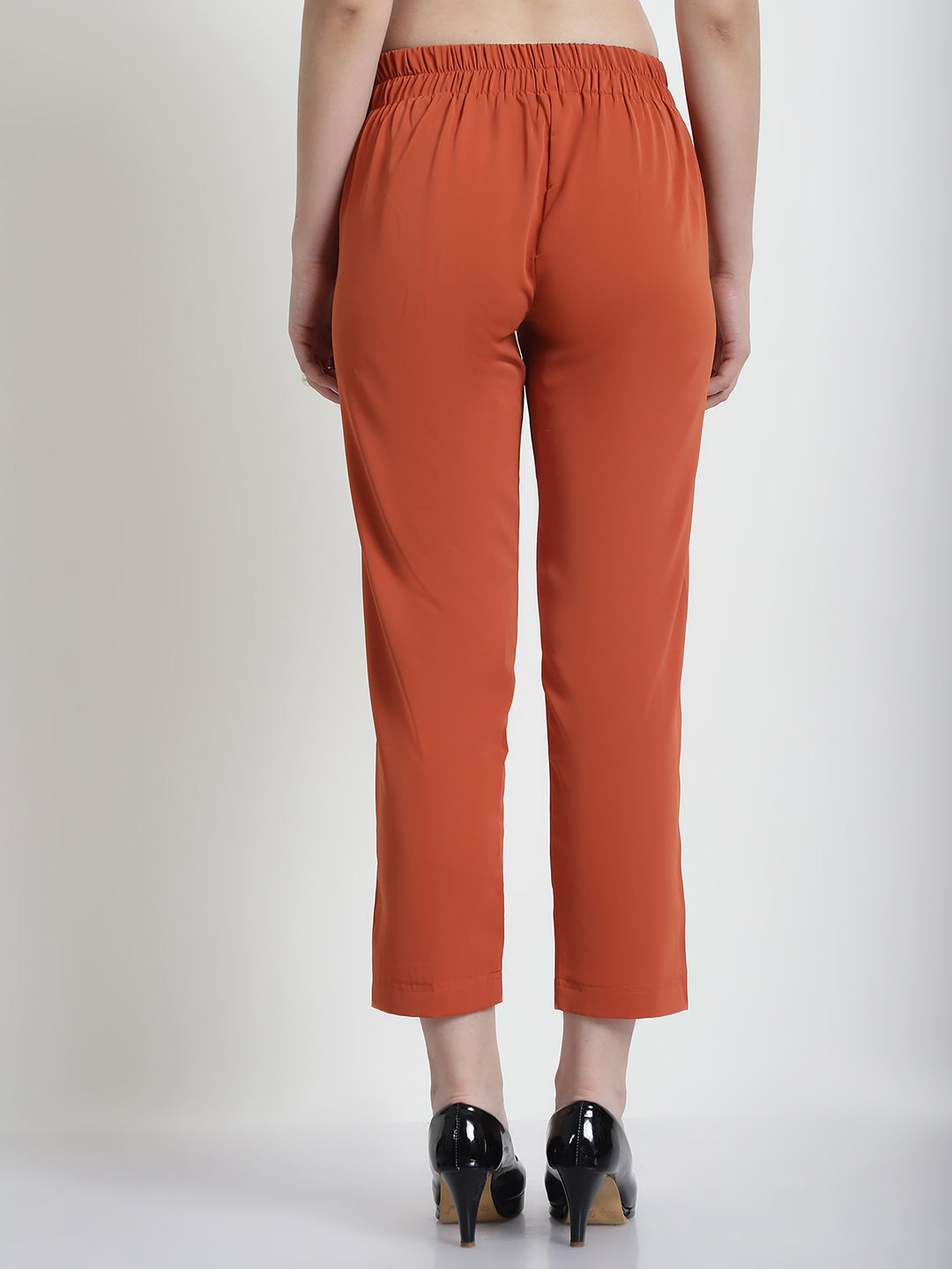 RUST NARROW LEG TROUSER