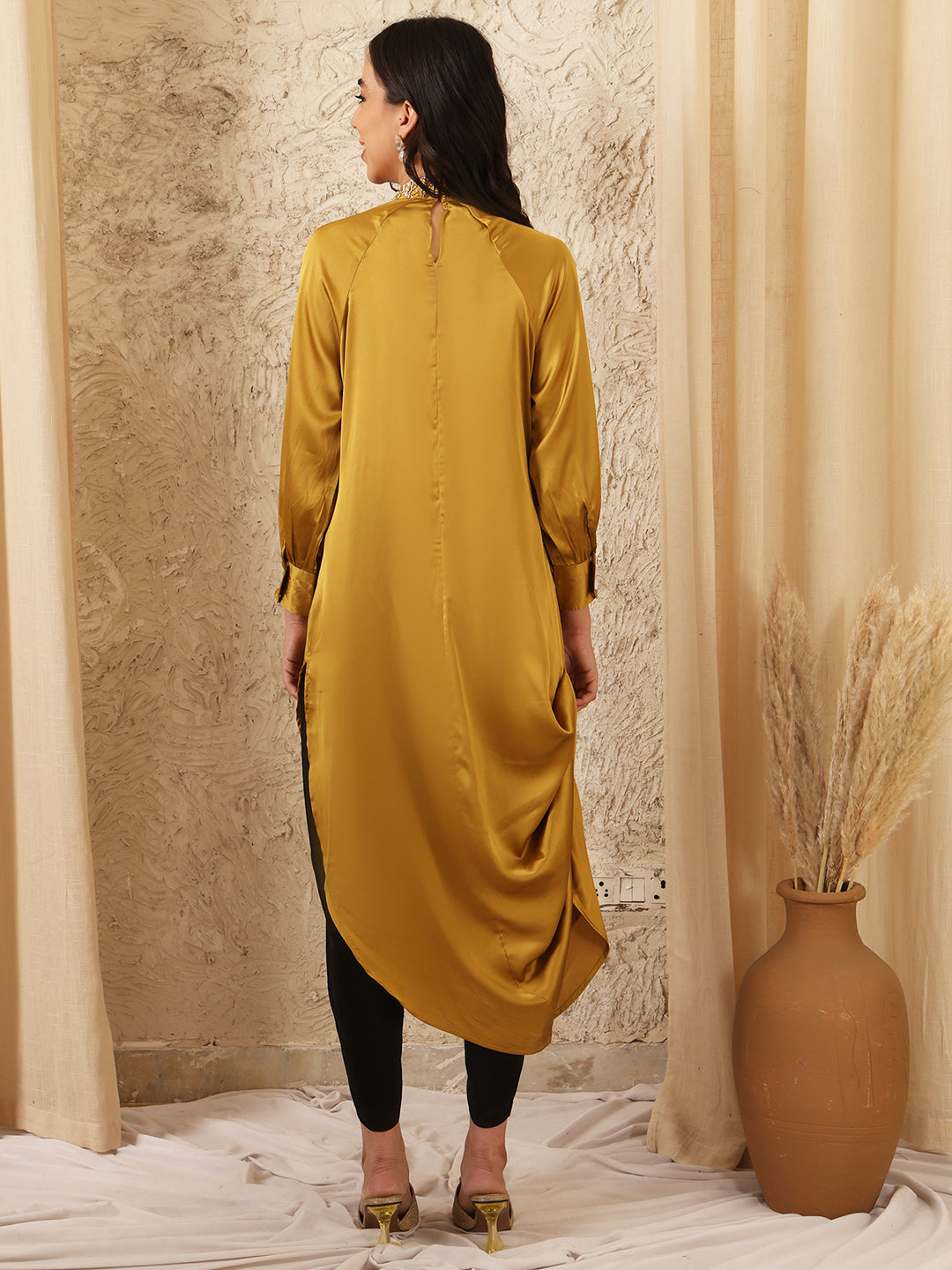 MUSTARD COLLIDE DRESS