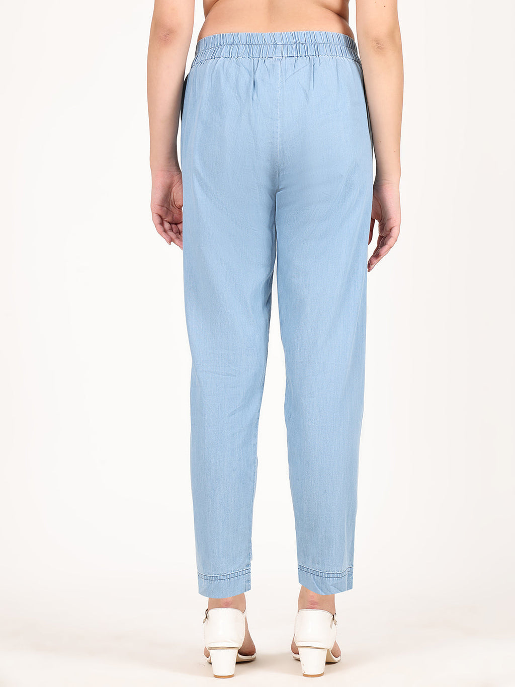 NARROW LEG DENIM TROUSER