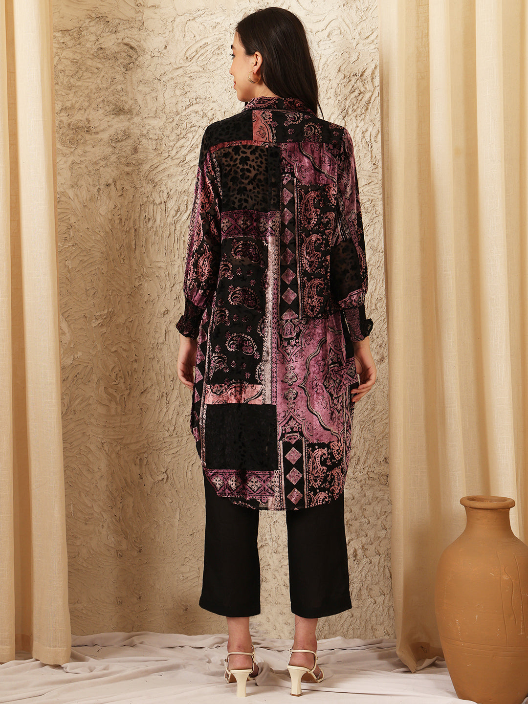 BLAIR BLACK WHITNEY TUNIC