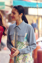SHELL ICE BLUE DOVE SHIRT