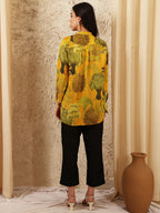 MUSTARD NEEV CONCEAL BUTTON SHIRT