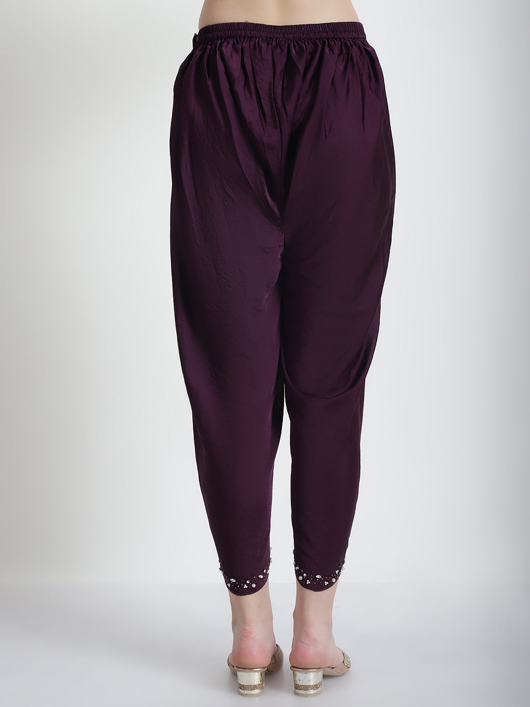 PURPLE SIENNA TULIP PANTS