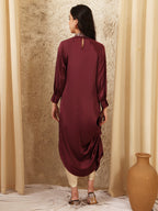 PLUM COLLIDE DRESS