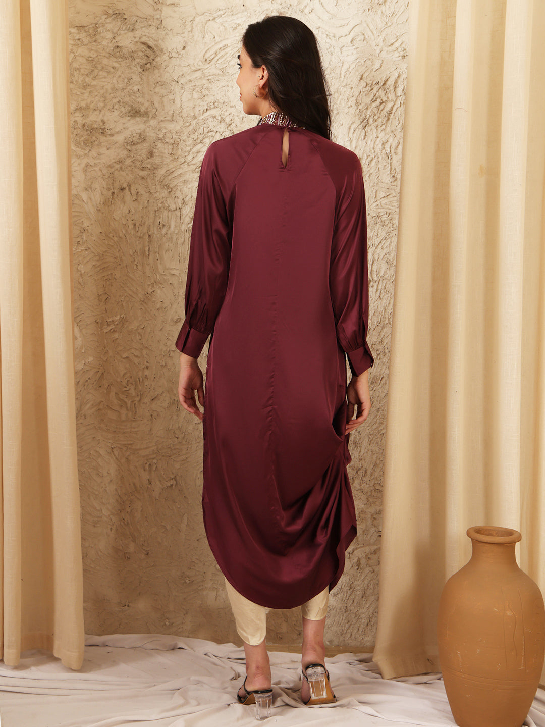 PLUM COLLIDE DRESS