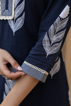 Ethnic Motifs Printed Pure Cotton Kurta with Trousers & With Dupatta