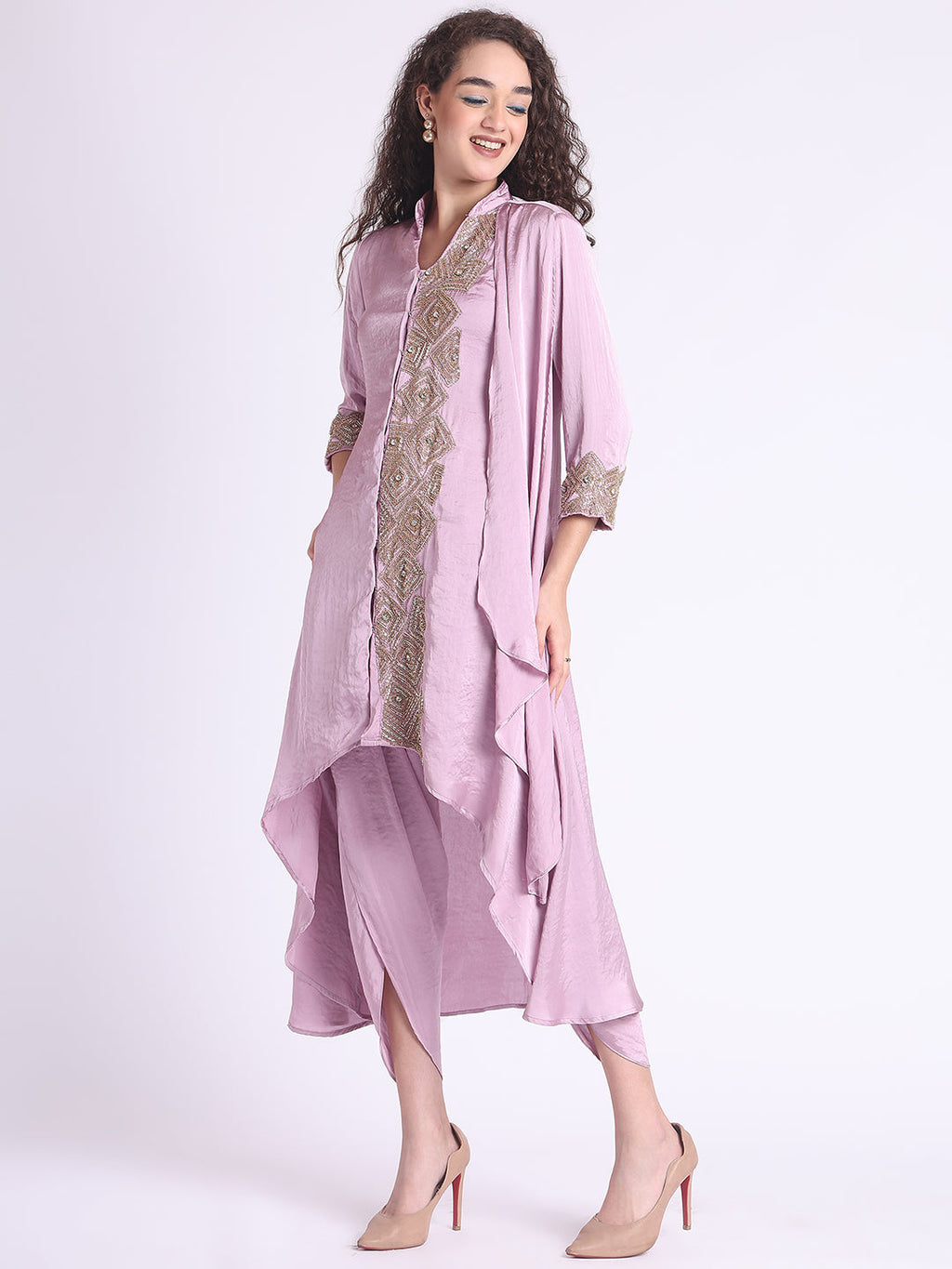 BLUSH TED DRESS
