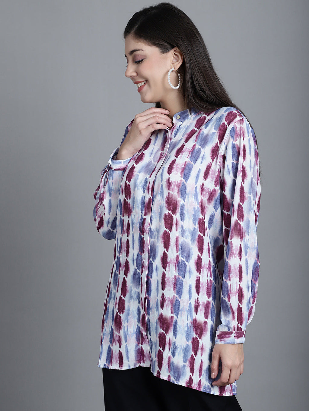 WINE INK BLUE VIBER SHIRT