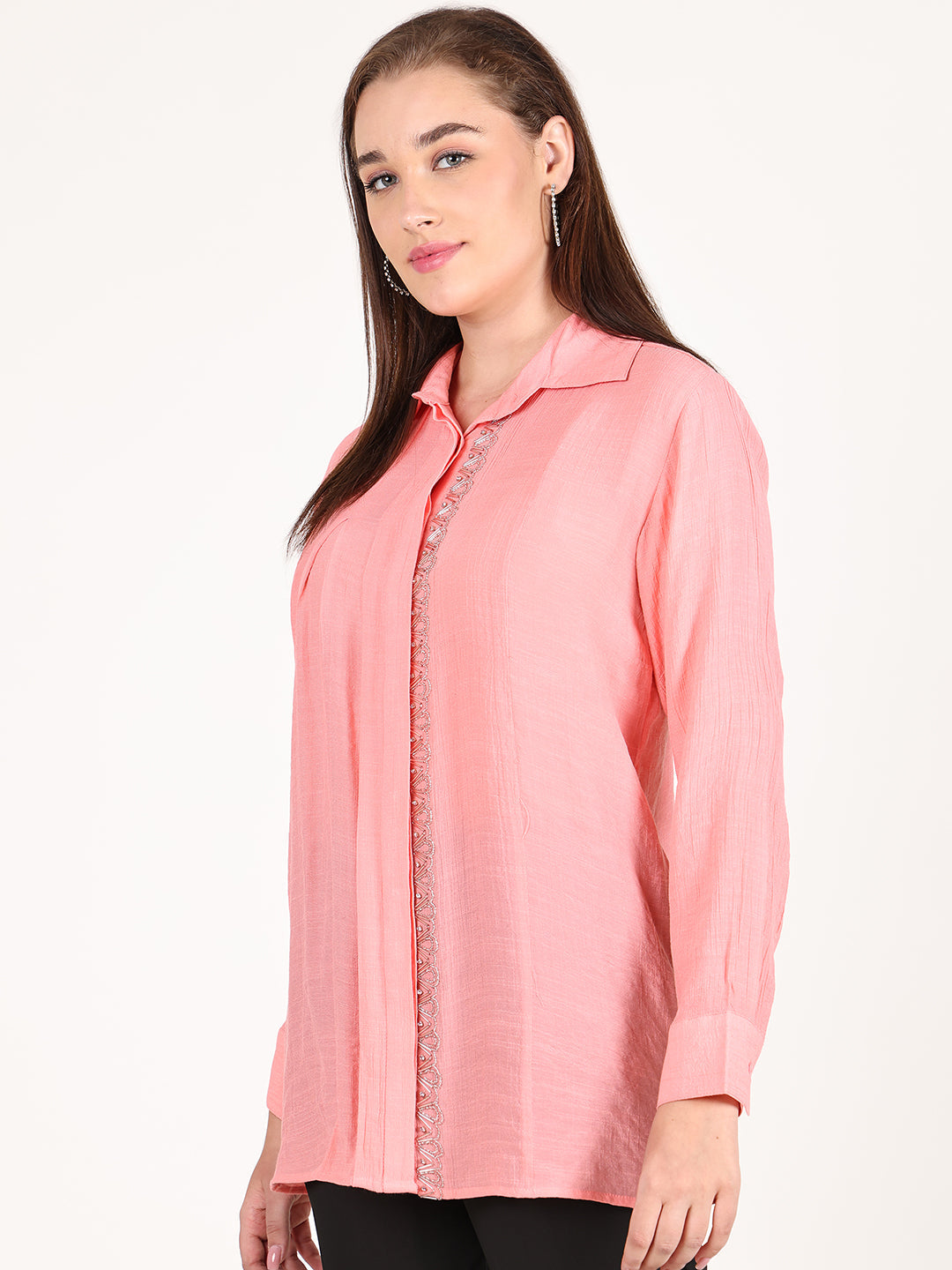PEACH ROLLER SHIRT