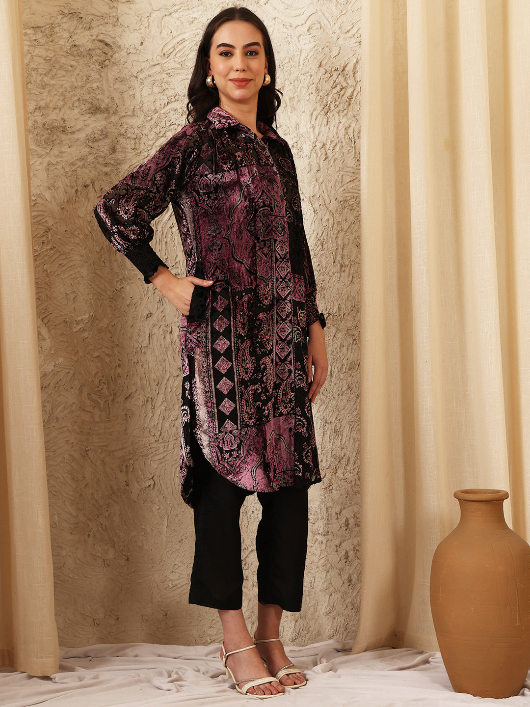 BLAIR BLACK WHITNEY TUNIC
