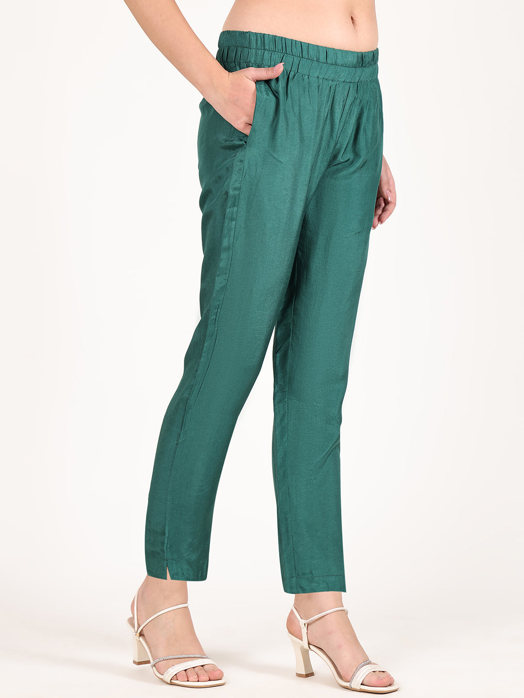 EMERALD GREEN TROU PANTS