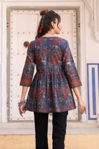 Floral Print Cotton Top