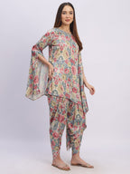 BEIGE ENGLISH GARDEN SIENNA TOP
