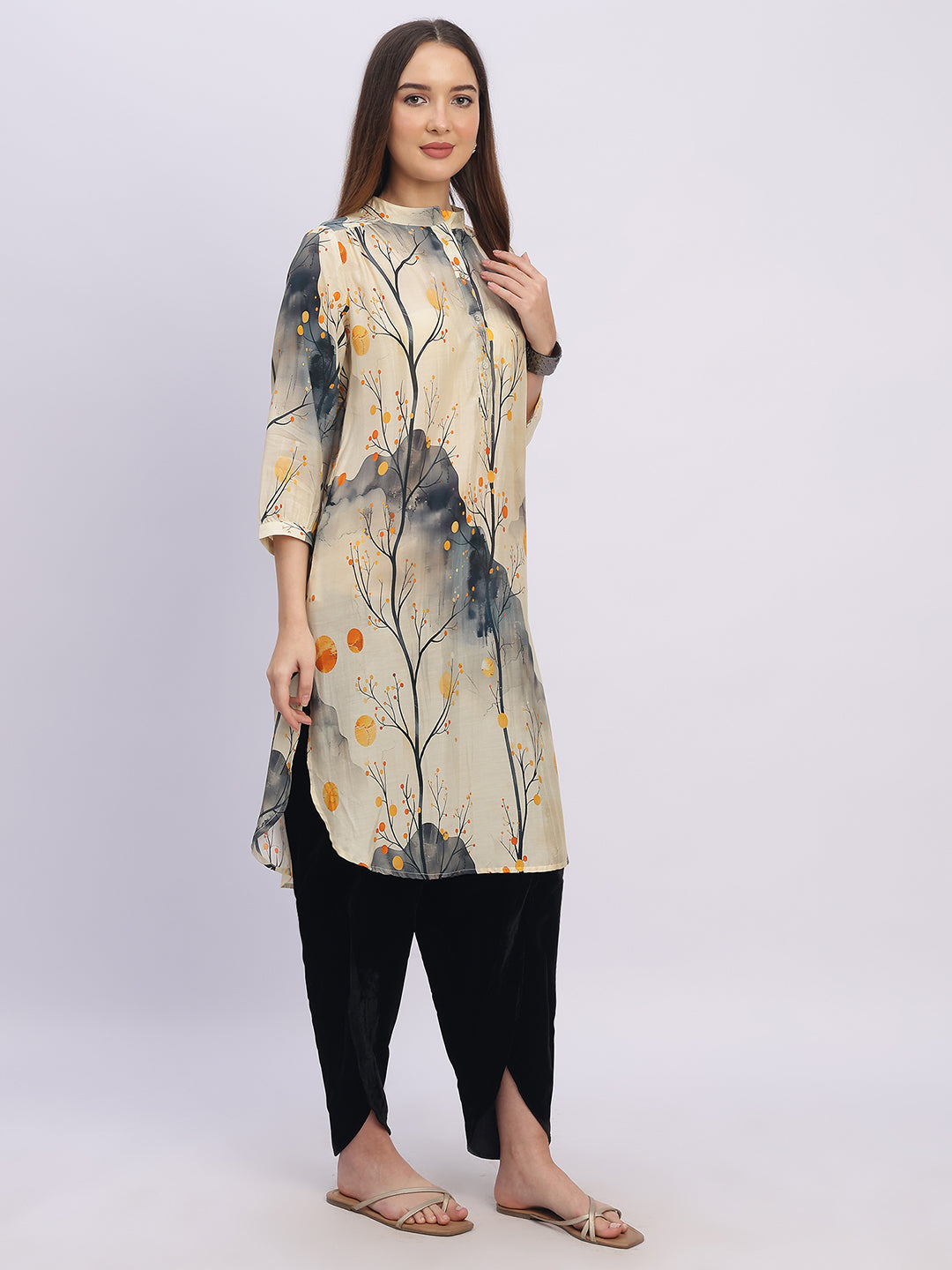 BEIGE MOON LIGHT TUNIC