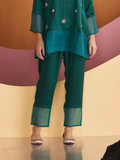 EMERALD GREEN DUAL PANT