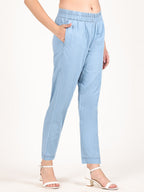 NARROW LEG DENIM TROUSER