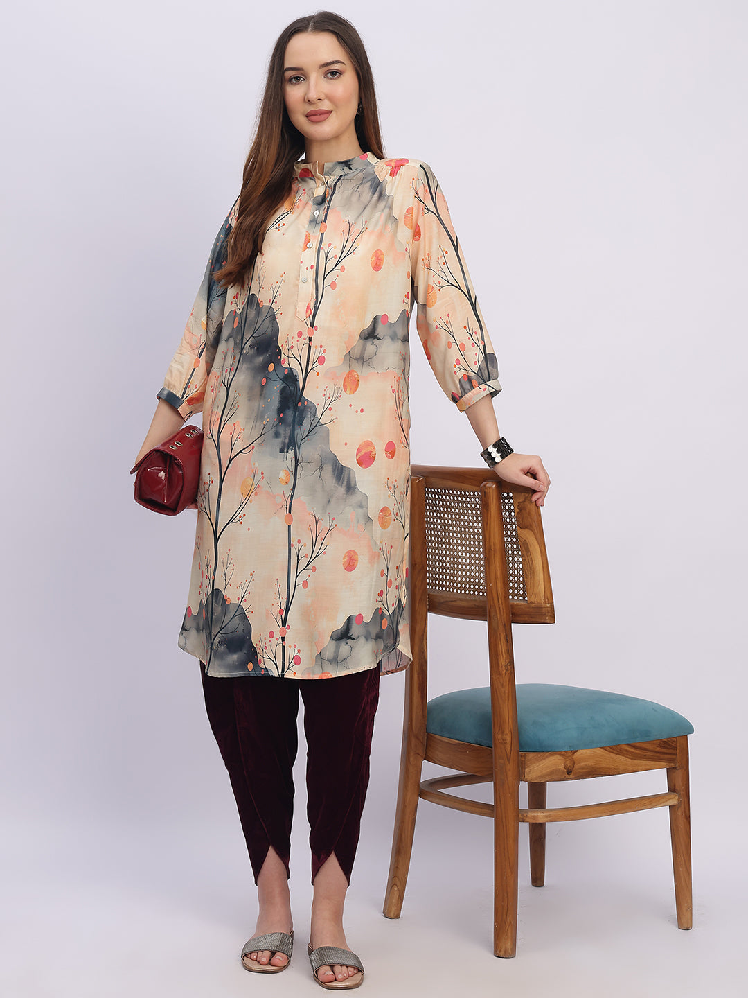 PEACH MOON LIGHT TUNIC