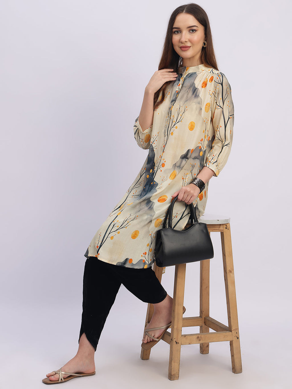 BEIGE MOON LIGHT TUNIC