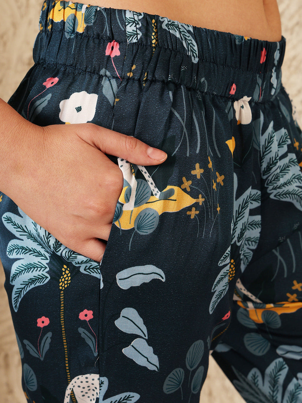 JUNGLE BLUE CIDER PANTS