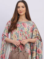 BEIGE ENGLISH GARDEN SIENNA TOP