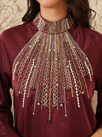 PLUM COLLIDE DRESS