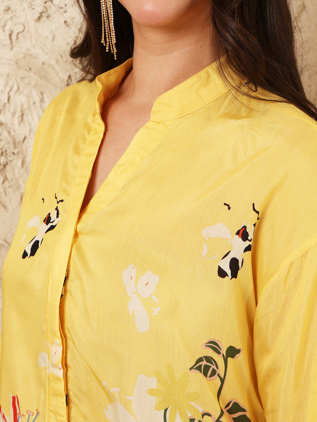 YELLOW PLUTO BREEZE SHIRT