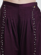 PURPLE SIENNA TULIP PANTS