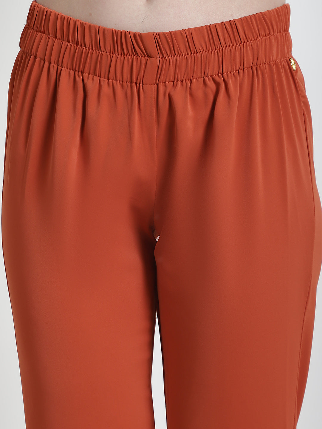 RUST NARROW LEG TROUSER