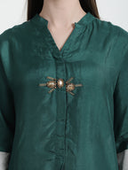 EMERALD GREEN / GREY RESORT CO-ORD SET