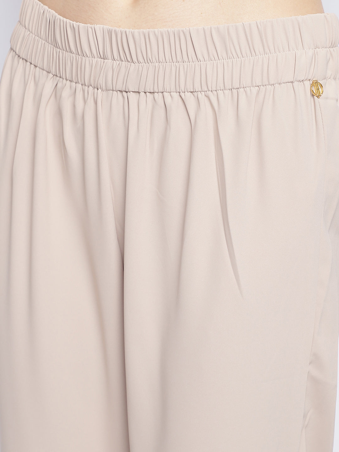 BEIGE NARROW LEG TROUSER