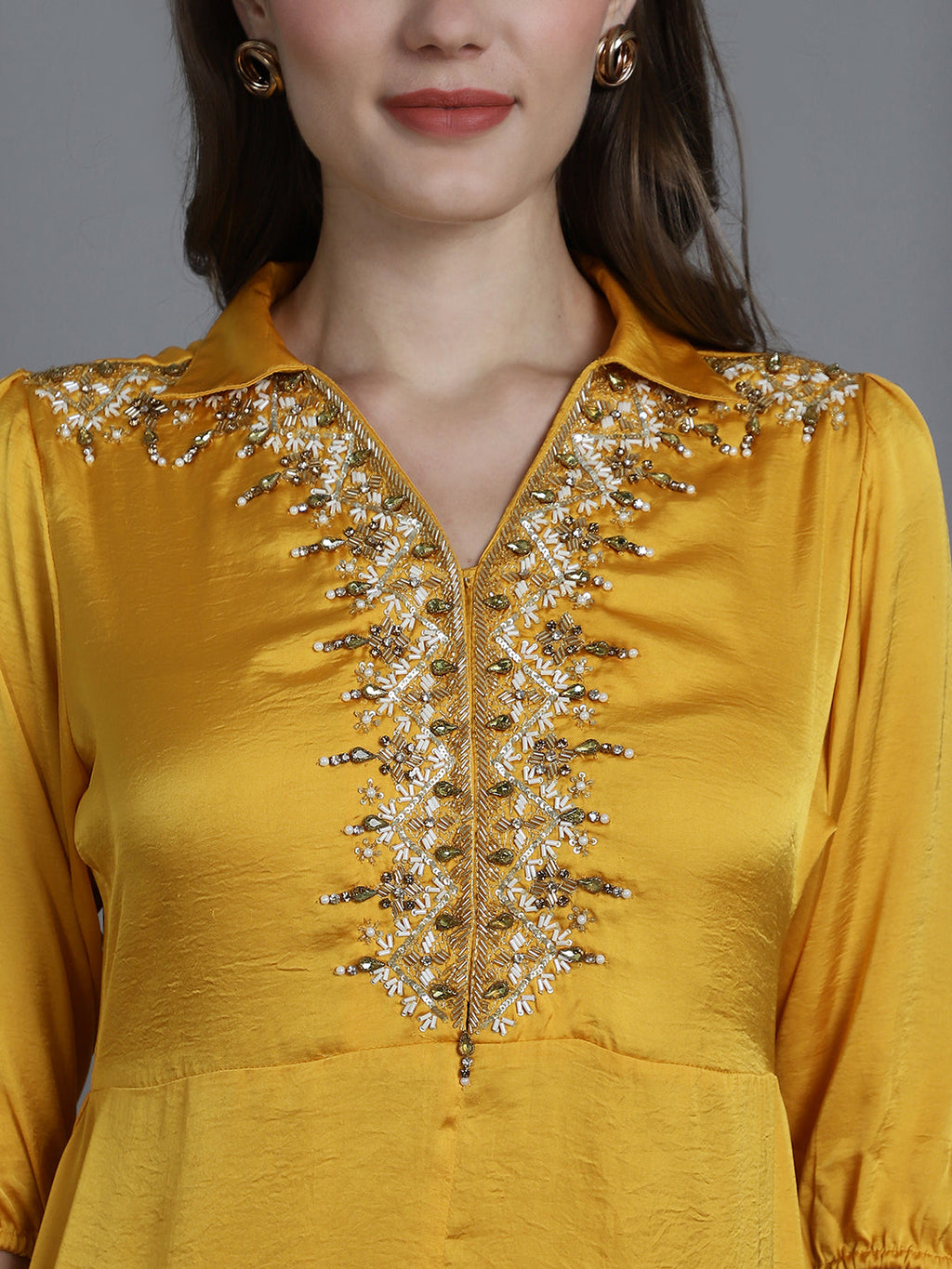 MUSTARD TIGNI DRESS