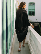 BLACK BLOSSOM DRESS