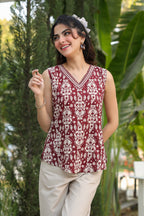 Print Cotton Top