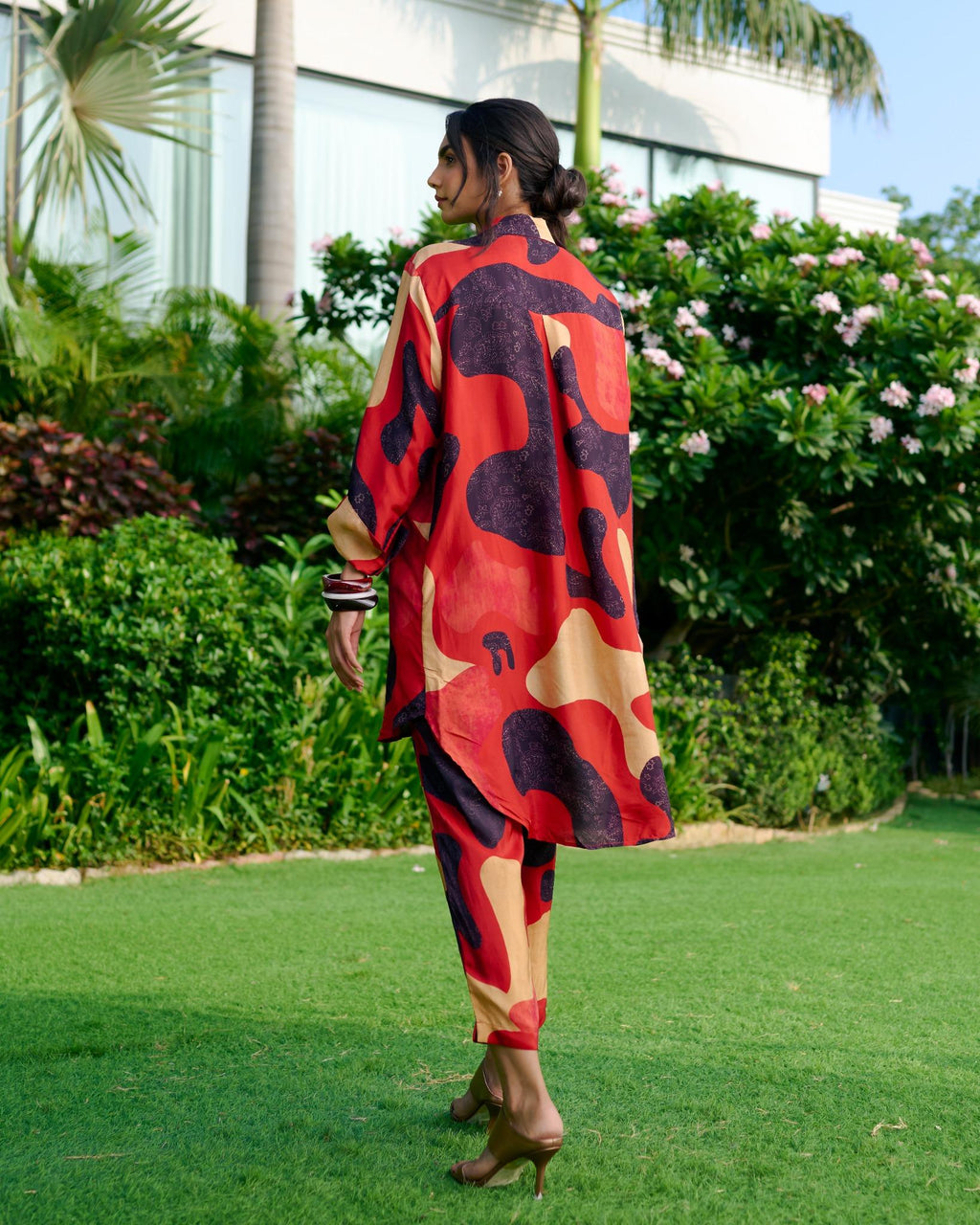 RED CRYPTO TROUSER